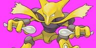 Official art of Alakazam (Image via The Pokemon Company)